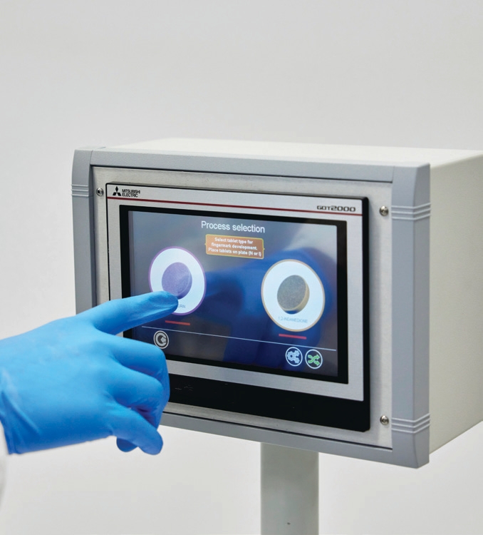 Proce automat relevare urme papilare